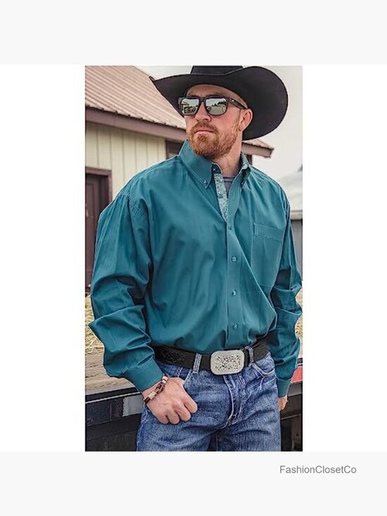 Genuine Leather Western Belt with Rhinestone Buckle main image 6